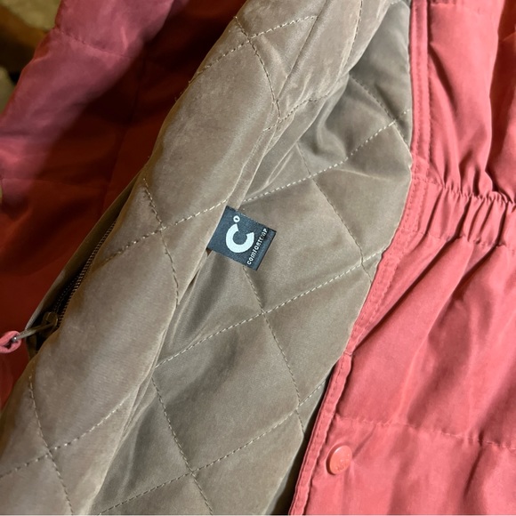 Outback Trading Co Western / Ranch Coat  Womens Small Red/ Brown Zip Up Snap - Picture 10 of 14